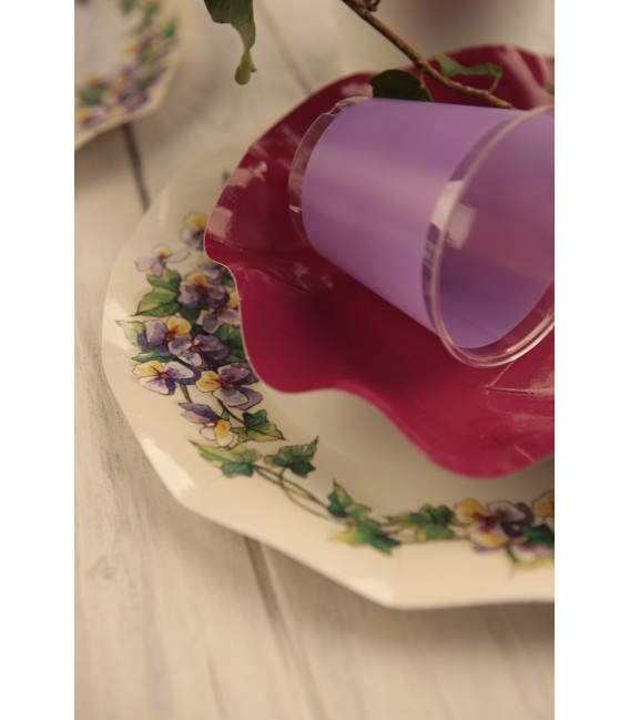 Bicchieri di Plastica Violette 300 cc 3 Confezioni