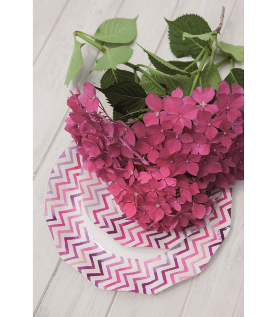 Bicchieri di Plastica 300 cc Zig Zag Rosa 3 confezioni