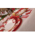 Piatti Piani di Carta a Righe Stella di Natale 21 cm