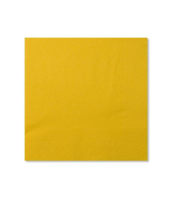 Tovaglioli Giallo 33 x 33 cm 3 confezioni