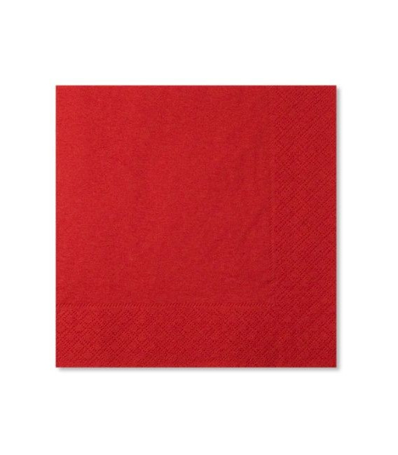 Tovaglioli Rosso 33 x 33 cm 3 confezioni