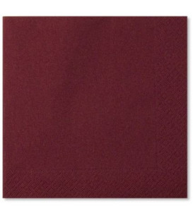 Tovaglioli Bordeaux 33 x 33 cm 3 confezioni