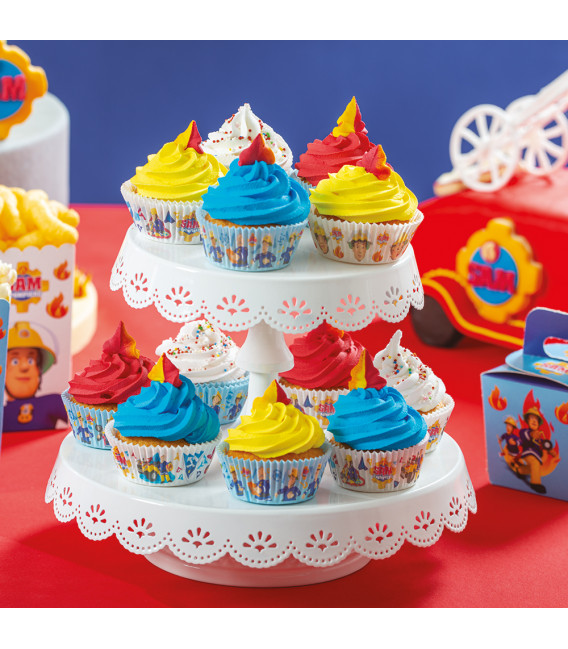 Pirottini - Cupcake Ø 5 cm Stile 2 Sam Il Pompiere 36 Pz