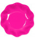 Piatti Fondi di Carta a Petalo Rosa Pink 24 cm