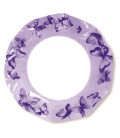 Piatti Piani di Carta a Petalo Farfalla Viola 21 cm