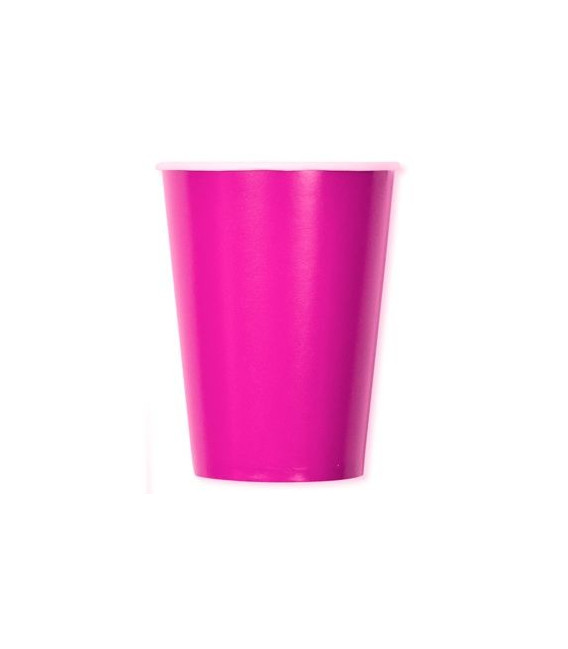 Bicchieri di Carta Rosa Pink 250 cc
