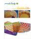 Piatti Piani di Carta a Petalo Bicolore Giallo - Arancione 21 cm