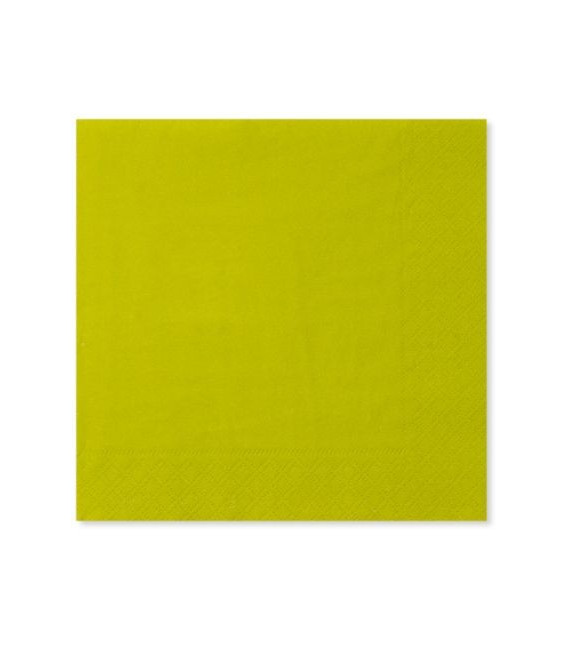 Tovaglioli Verde Lime 33 x 33 cm 3 confezioni