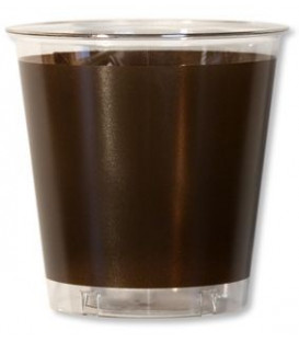 Bicchieri di Plastica Marrone Cioccolato 300 cc