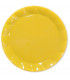 Piatti Piani di Plastica a Petalo Giallo 20 cm 2 confezioni