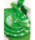 Piatti Piani di Plastica a Petalo Verde 20 cm 2 confezioni