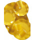 Piatti Piani di Carta a Petalo Giallo 32,4 cm