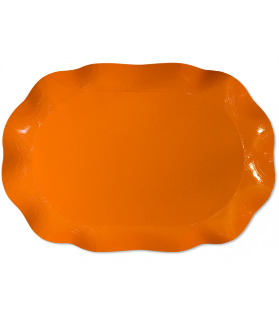 Vassoio Rettangolare Arancione 46 x 31 cm 1 Pz