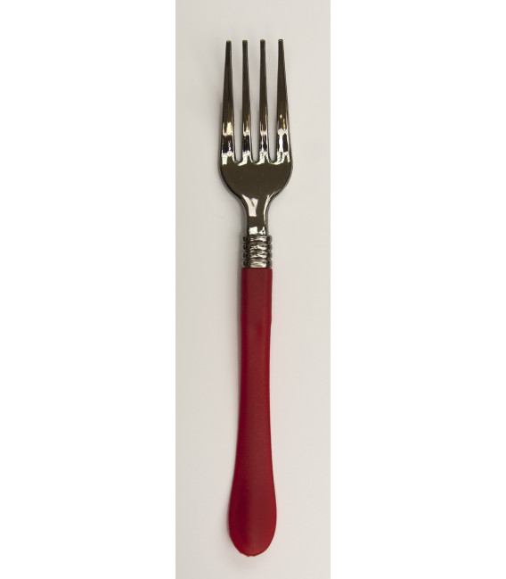 Forchette Linea Silver Head Rosso 