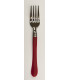 Forchette Linea Silver Head Rosso 