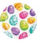 Piatto 23 cm Easter Eggs 8 pz