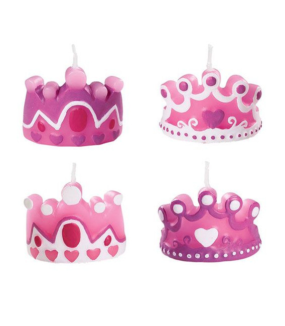 Candeline Principessa set 4 Pz Wilton