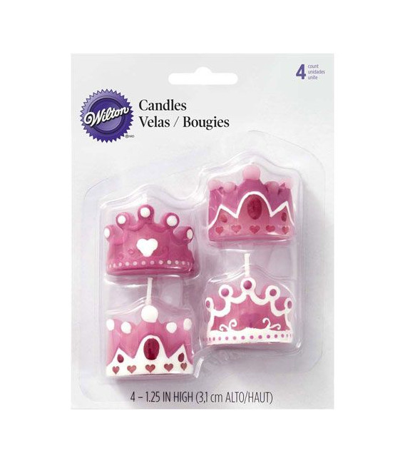 Candeline Principessa set 4 Pz Wilton