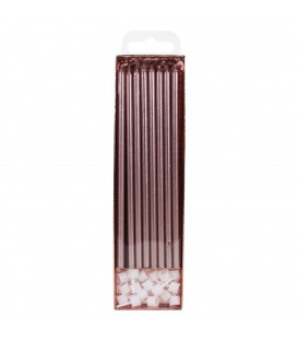 Candele extra alte Rose Gold 18 cm 16 Pz PME