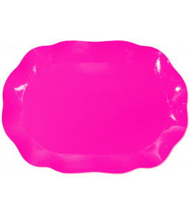 Vassoio Rettangolare Rosa Pink 46 x 31 cm 1 Pz