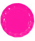Piatti Piani di Carta a Petalo Rosa Pink 32,4 cm