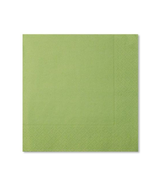 Tovaglioli Verde chiaro 33 x 33 cm 3 confezioni