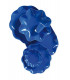 Piatti Piani di Carta a Petalo Blu Cobalto 32,4 cm