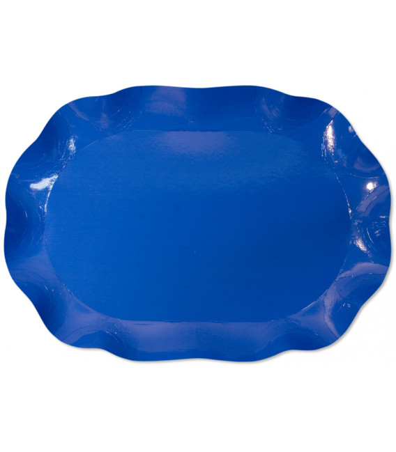 Vassoio Rettangolare Blu cobalto 46 x 31 cm 1 Pz