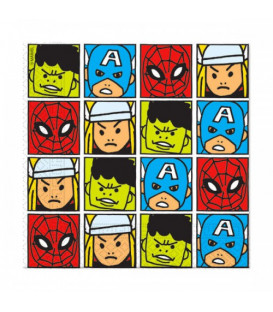 Tovaglioli Avengers Team Power 33 x 33 cm 20 Pz