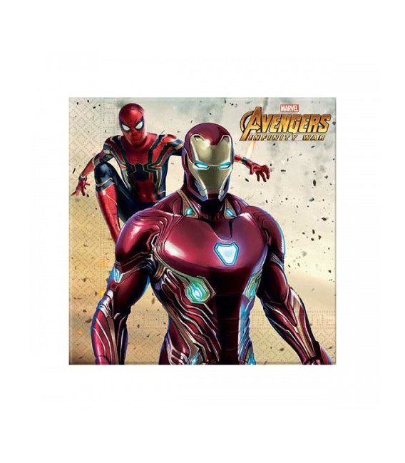 Tovagliolo 33 cm Avengers Infinity War 1 Pz