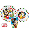 Servizio da tavola Mickey plastica per microonde 3 Pz