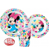 Servizio da tavola Minnie plastica per microonde 3 Pz