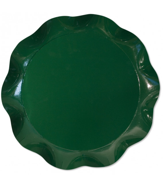 Vassoio Tondo Verde scuro 40 cm 1 Pz