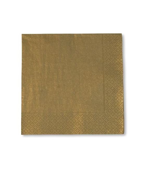 Tovaglioli Oro 33 x 33 cm 3 confezioni