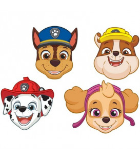 Maschere Paw Patrol 8 pz