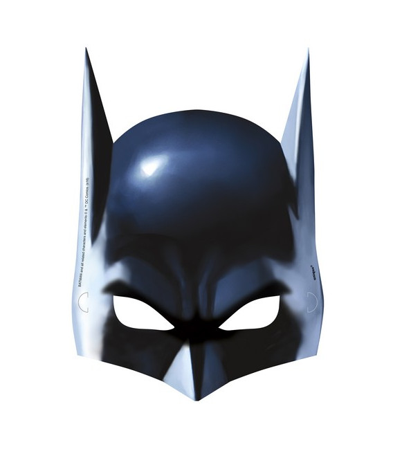 Maschera carta Batman 8 pz