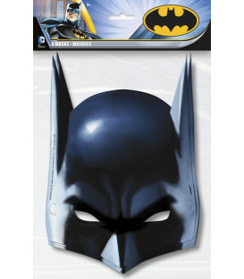 Maschera carta Batman 8 pz