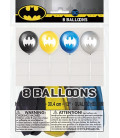 Palloni lattice 12" - 30 cm stampati su 2 lati Batman 8 pz