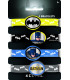 Set 4 braccialetti colori assortiti Batman 4 pz