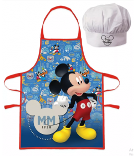 Set Grembiule e Cappello Bambino Topolino 2 Pz Disney