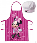 Set Grembiule e Cappello Bambino Minnie 2 Pz Disney