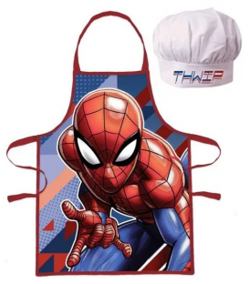 Set Grembiule e Cappello Bambino Spiderman 2 Pz Disney