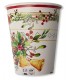 Bicchieri Compostabili Christmas Fruit 250 cc