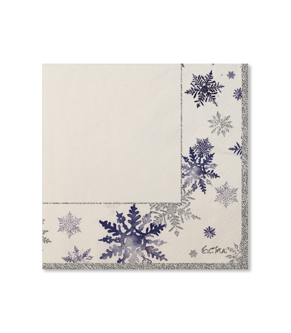 Tovaglioli Snowflakes 33 x 33 cm