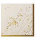 Tovaglioli Golden Christmas 33 x 33 cm