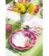 Piatti Piani di Carta a Petalo Tulipani Colorati 27 cm