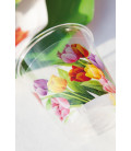 Bicchieri di Plastica 300 cc Tulipani Colorati 3 confezioni