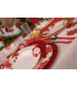 Piatti Fondi di Carta a Righe Stella di Natale 25,5 cm