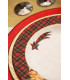 Piatti Fondi di Carta a Righe Natale in Scozia 25,5 cm 2 confezioni