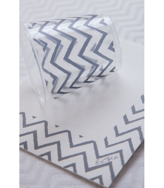 Tovaglioli Chevron Argento 33 x 33 cm 3 confezioni